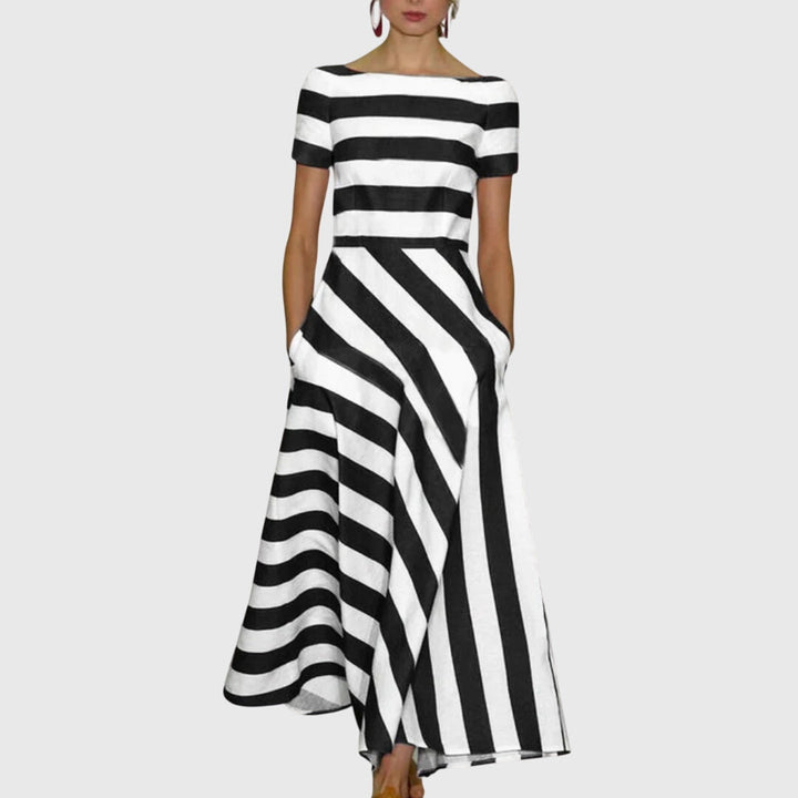 Carly | Women’s Striped Dress with Pockets