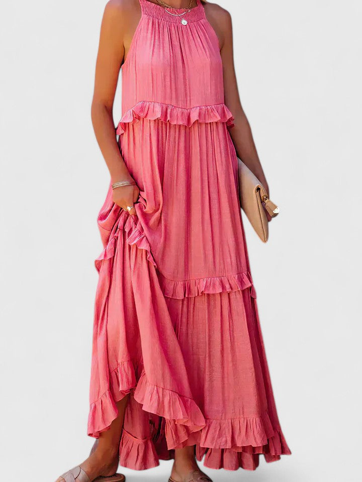Women’s Elegant Dress with Ruffle Details