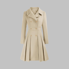 Women’s Double Button Long Sleeve Coat