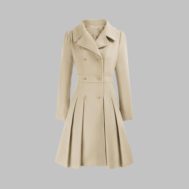 Women’s Double Button Long Sleeve Coat