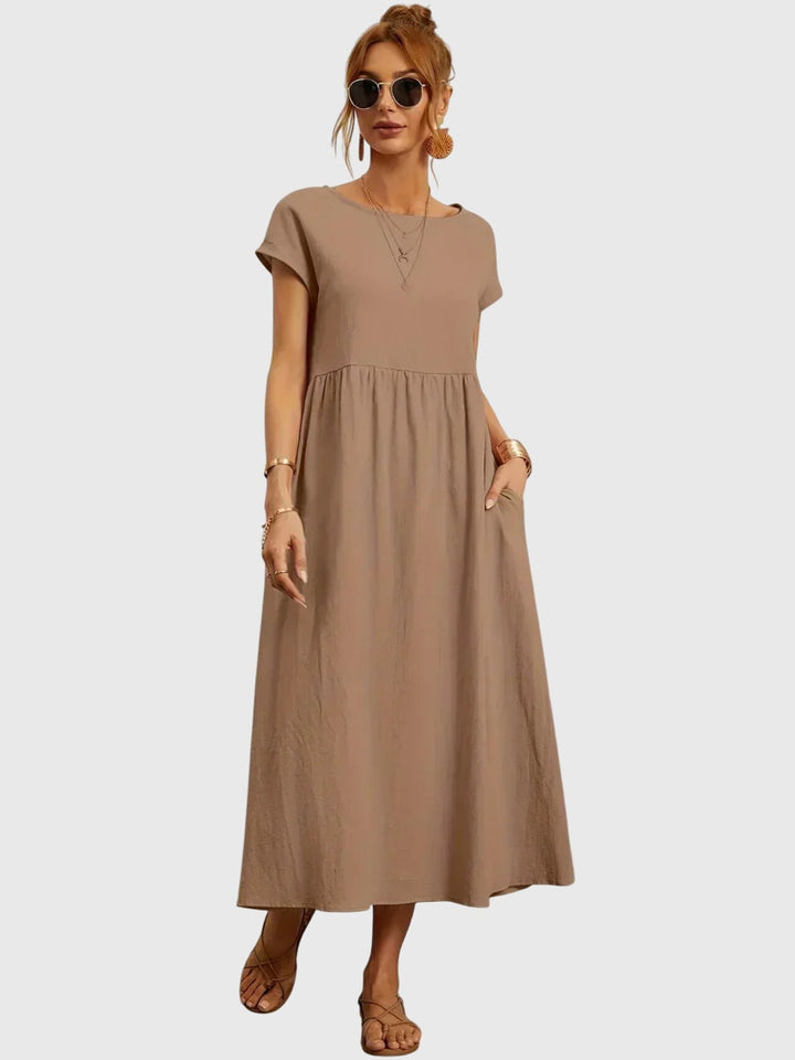 Giselle | Women’s Casual Pocket Dress with Relaxed Silhouette