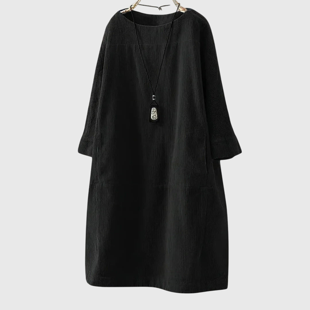 Women’s Relaxed Midi Dress with Comfortable Fit