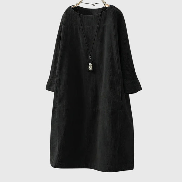 Women’s Relaxed Midi Dress with Comfortable Fit