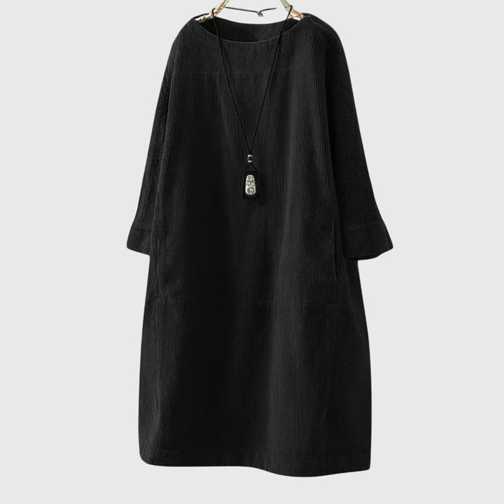 Women’s Relaxed Midi Dress with Comfortable Fit