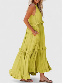 Women’s Elegant Dress with Ruffle Details