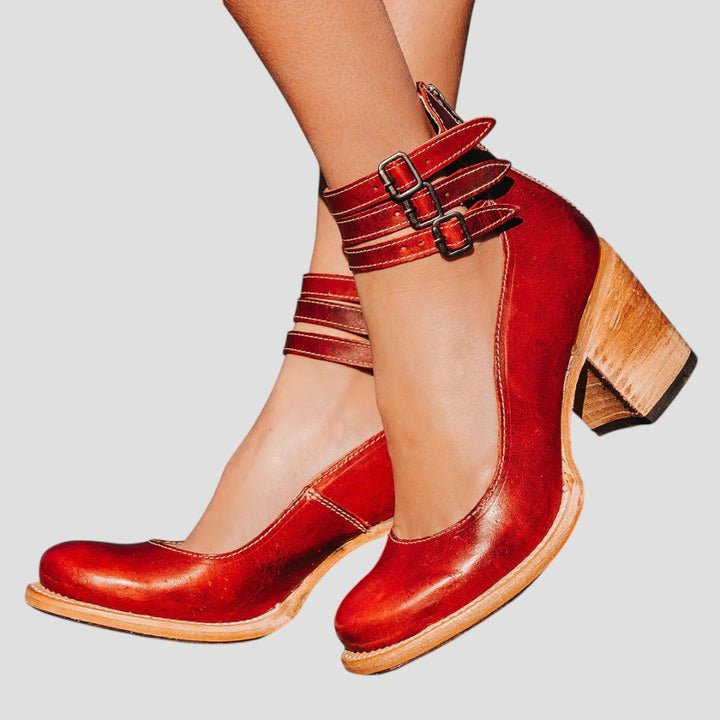 Kwani | Women’s Stylish Boots with Double Ankle Straps