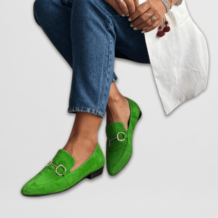 Ginevra | Women’s Boho Loafers with Bit Accent