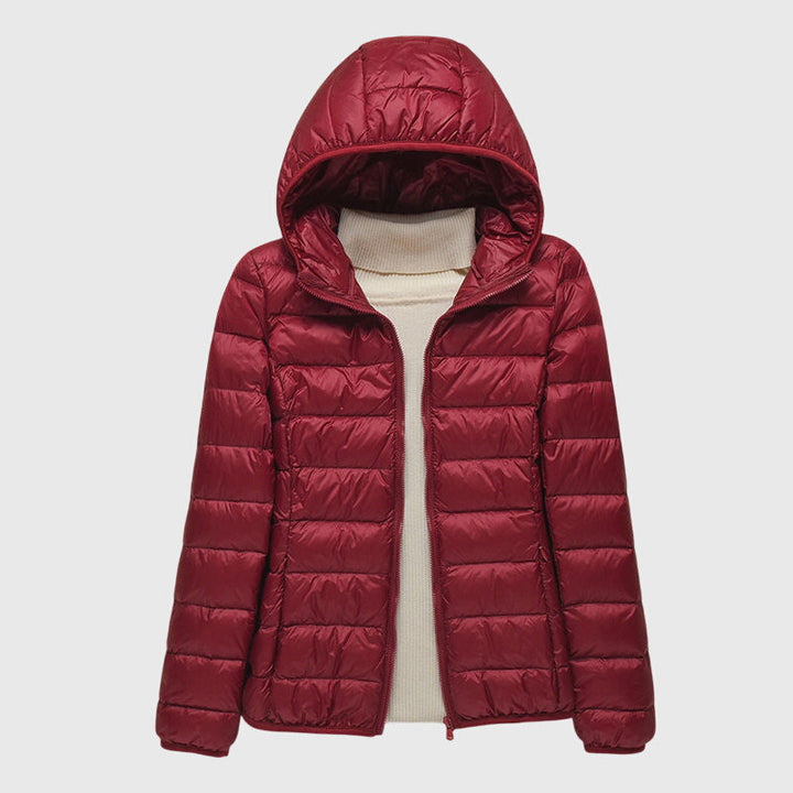Women’s Ultra-Light Quilted Jacket with Windproof Waterproof
