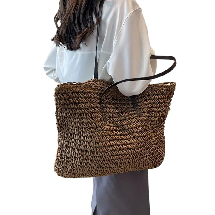 Olivia | Women’s Woven Tote with Durable Straps