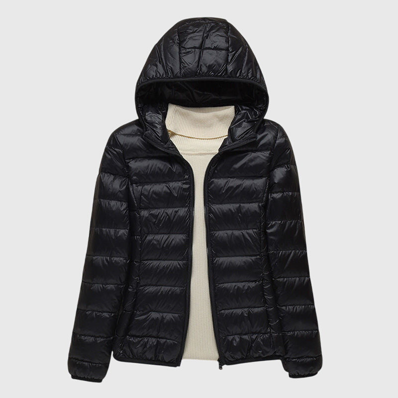 Women’s Ultra-Light Quilted Jacket with Windproof Waterproof