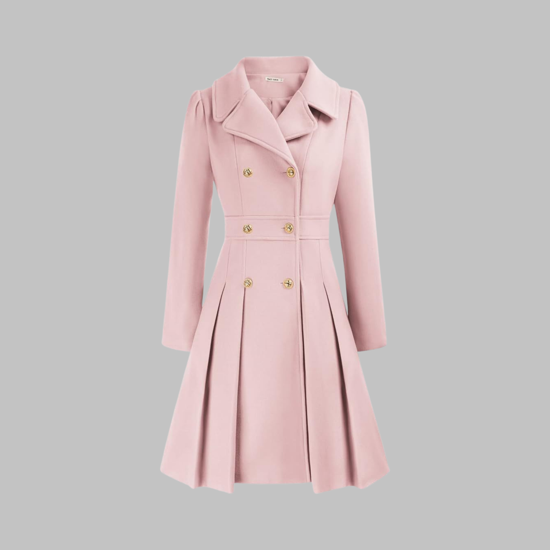 Women’s Double Button Long Sleeve Coat
