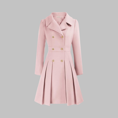 Women’s Double Button Long Sleeve Coat