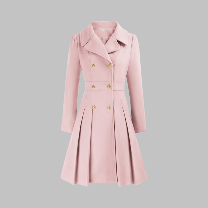 Women’s Double Button Long Sleeve Coat