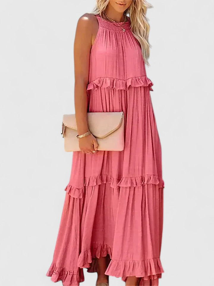 Women’s Elegant Dress with Ruffle Details