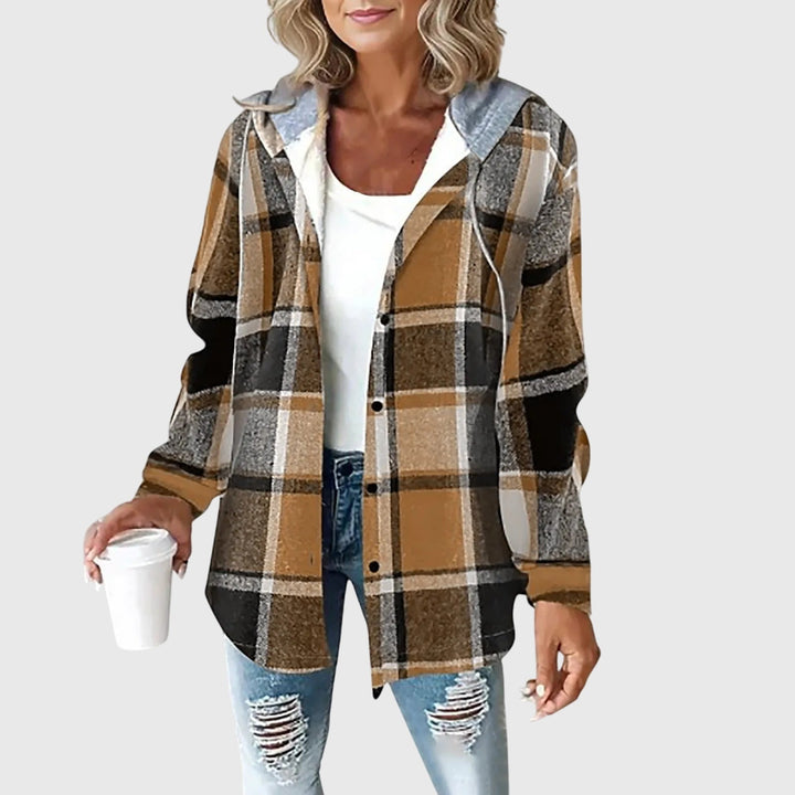 Martina | Women’s Mesh Button Placket Jacket All-Day Comfort