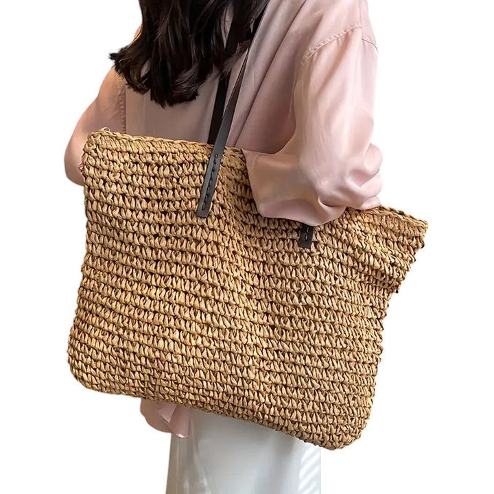 Olivia | Women’s Woven Tote with Durable Straps