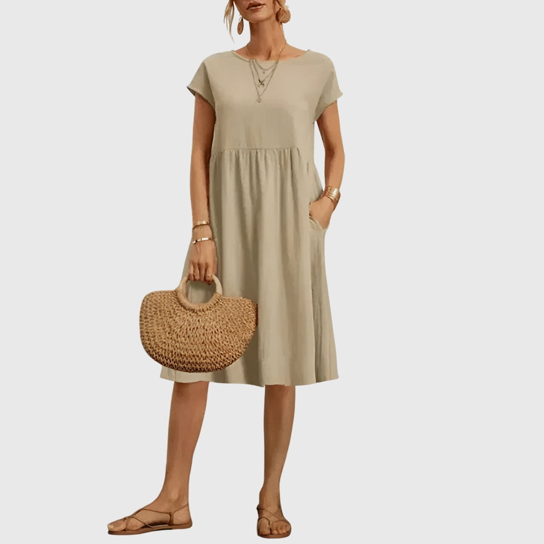 Women’s Elegant Spring Dress - Flowing Fit