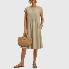 Women’s Elegant Spring Dress - Flowing Fit