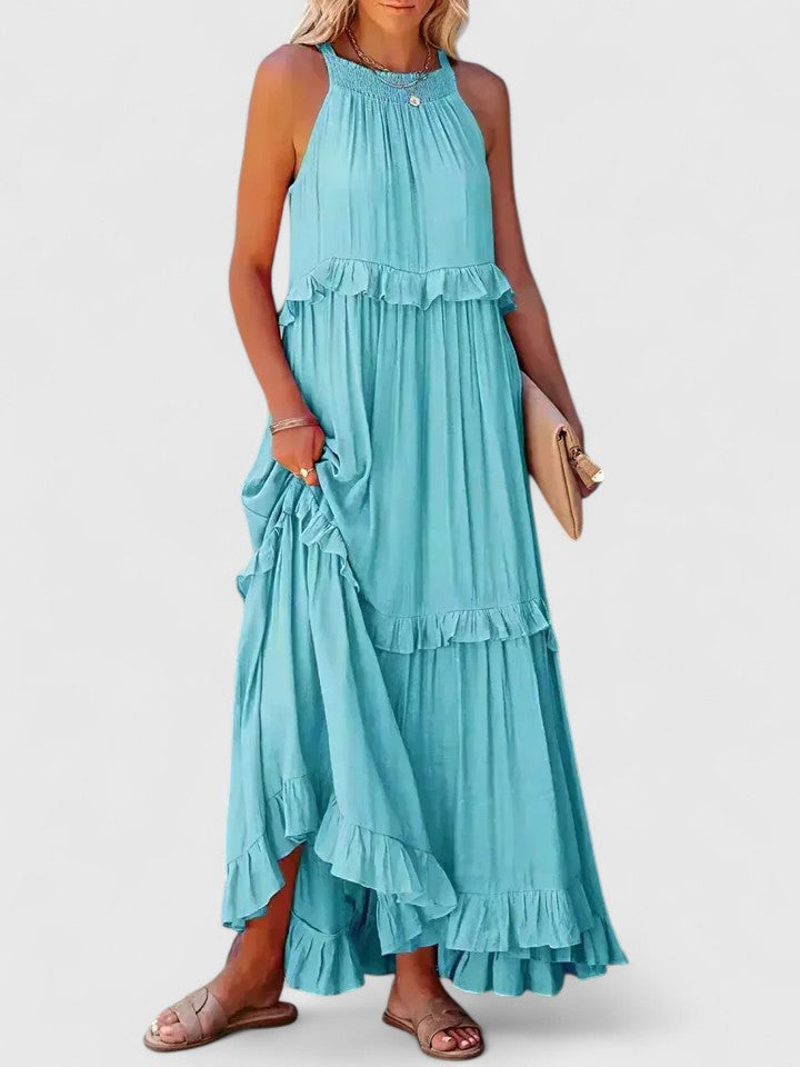 Women’s Elegant Dress with Ruffle Details