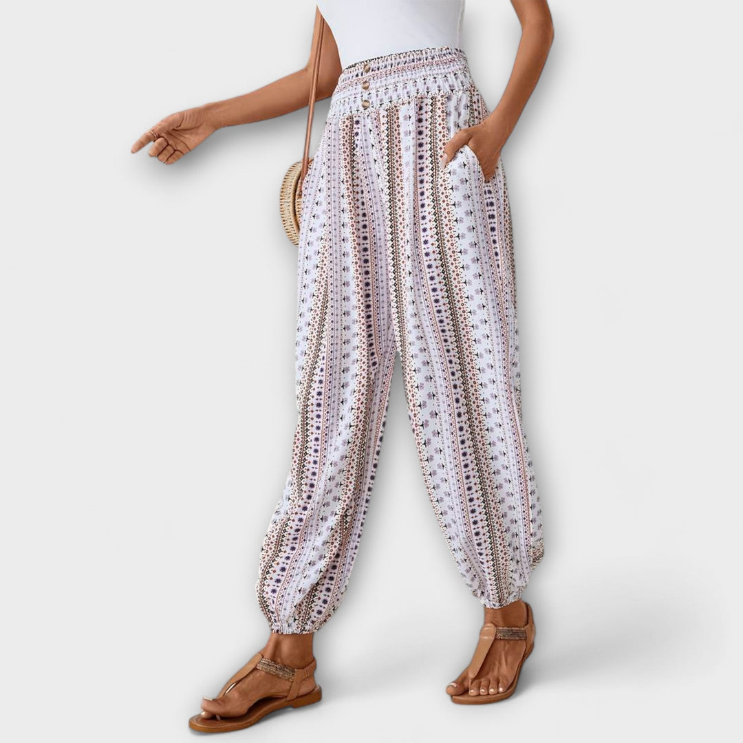 Women’s Pants with Ethnic Graphic