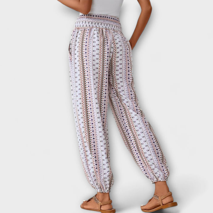 Women’s Pants with Ethnic Graphic
