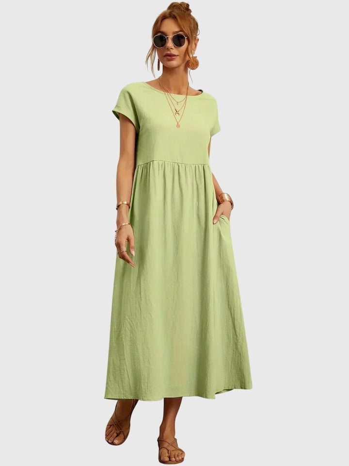 Giselle | Women’s Casual Pocket Dress with Relaxed Silhouette
