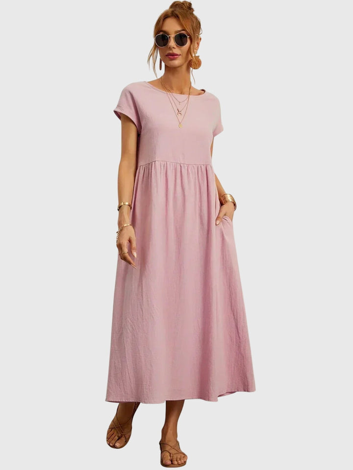 Giselle | Women’s Casual Pocket Dress with Relaxed Silhouette
