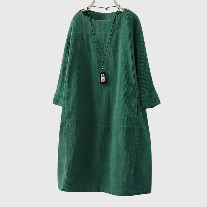 Women’s Relaxed Midi Dress with Comfortable Fit