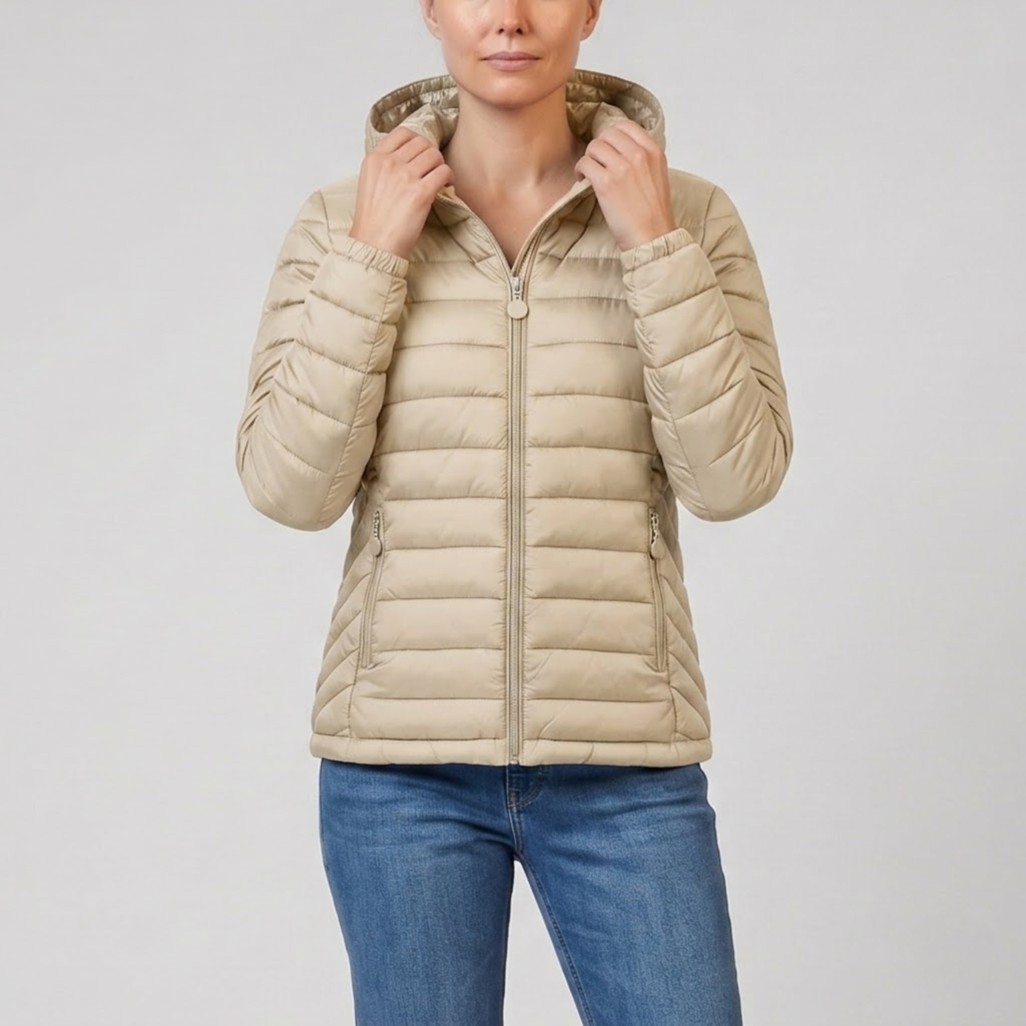 Women’s Lightweight Hooded Puffer Jacket | Olamil