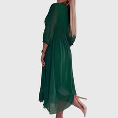 Women’s Maxi Dress with Flattering Draping