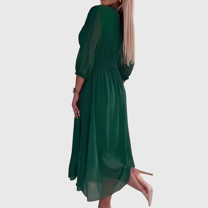 Women’s Maxi Dress with Flattering Draping