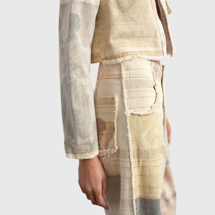 Alma | Women’s Wide Jeans with Raw Cut Hem