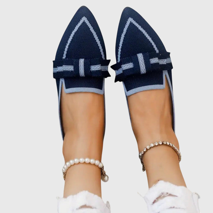 Women’s Comfy Shoes - Knot Detail