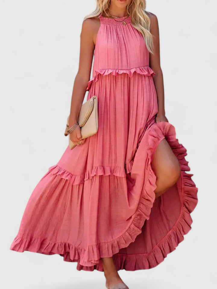 Women’s Elegant Dress with Ruffle Details