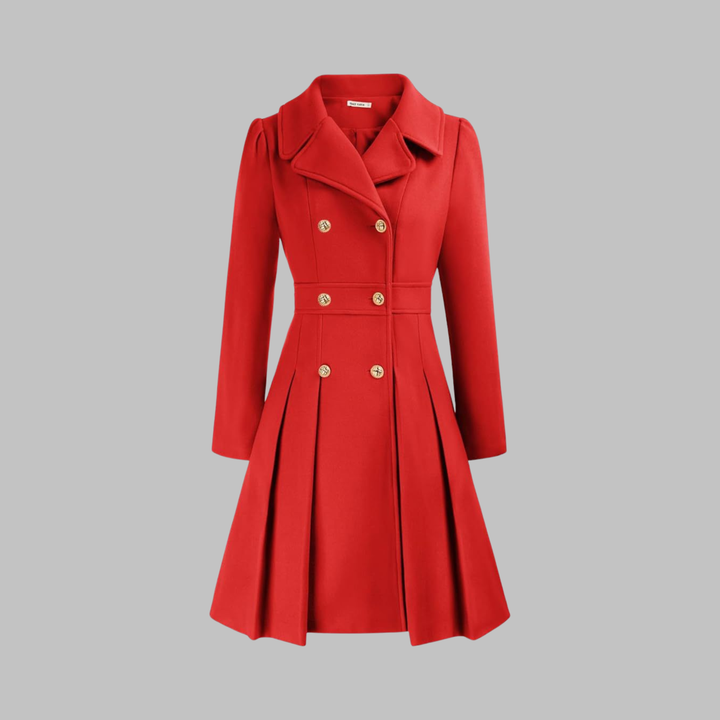 Women’s Double Button Long Sleeve Coat