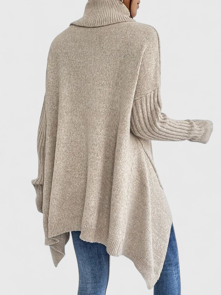 Women’s Comfortable Sweater with Turtleneck