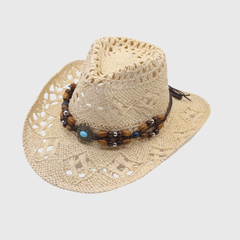 Aurelin | Women’s Wide-Brim Cowboy Hat with Decorative Band