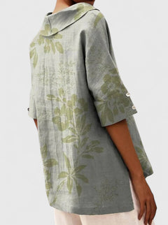 Women’s Elegant Top with Floral Print