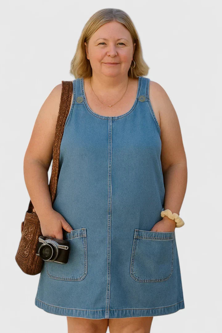 Women’s Comfortable Dress with Front Pockets