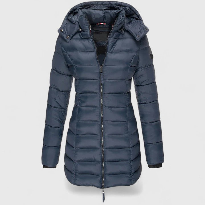 Lewis | Women’s Slim Fit Coat with Detachable Hood
