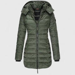 Lewis | Women’s Slim Fit Coat with Detachable Hood