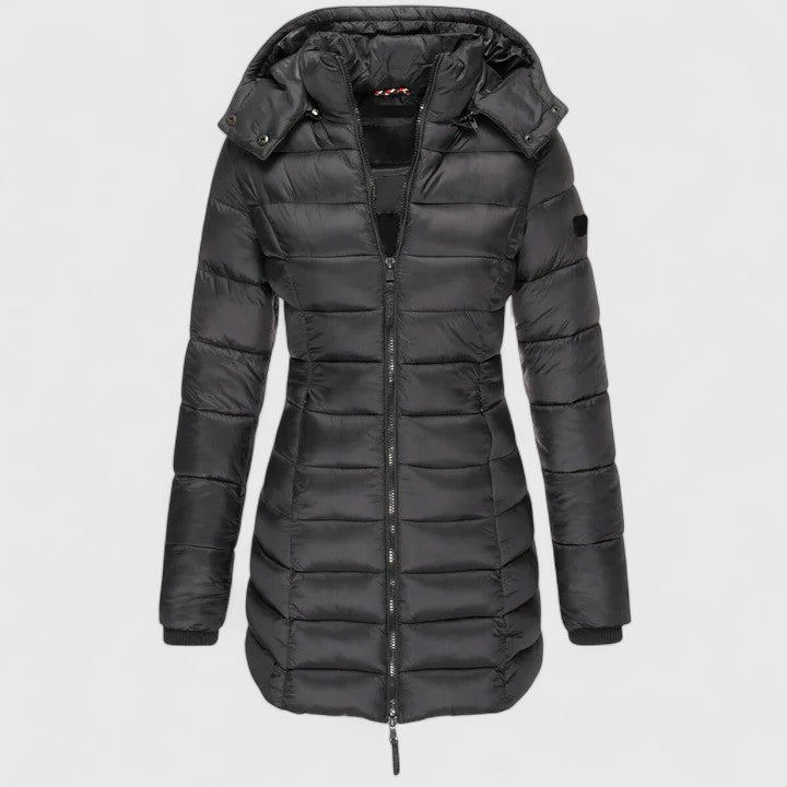 Lewis | Women’s Slim Fit Coat with Detachable Hood