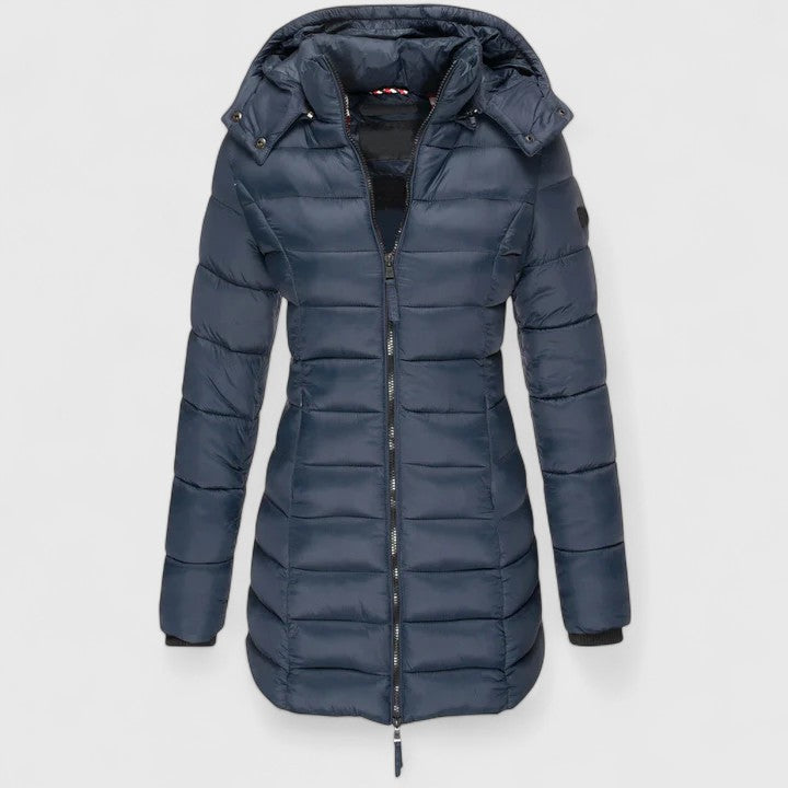 Lewis | Women’s Slim Fit Coat with Detachable Hood