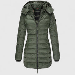 Lewis | Women’s Slim Fit Coat with Detachable Hood