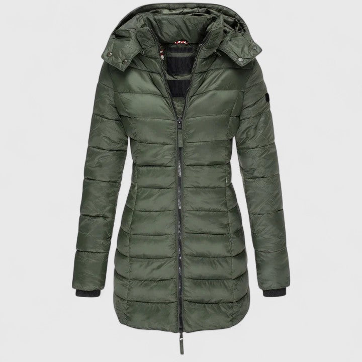 Lewis | Women’s Slim Fit Coat with Detachable Hood