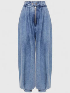 Ariselisse | Women’s Jeans with Elastic Pleated Details