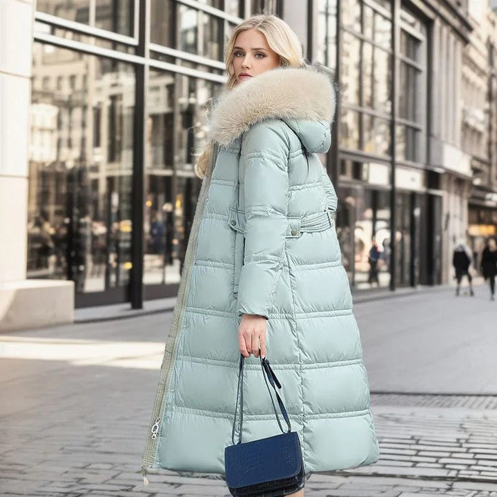 Women’s Winter Parka with Hood Trim