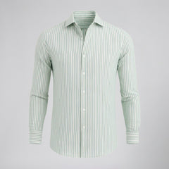 Men's Linen Shirt – Striped Resort