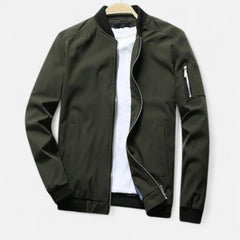 Elliot | Bomber Jacket with Ribbed Trim