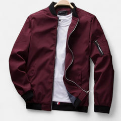 Elliot | Bomber Jacket with Ribbed Trim